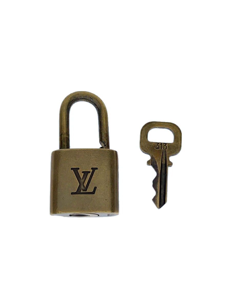 【中古】LOUIS VUITTON◆小物/--/GLD/無地/レディース/313【服飾雑貨他】