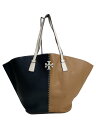 【中古】TORY BURCH◆トリーバーチ/トートバッグ/レザー/BRW//【バッグ】(4)