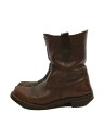 【中古】LONE WOLF BOOTS◆ペコスブーツ/--/BRW/レザー//【シューズ】