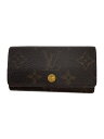 【中古】LOUIS VUITTON◆ミュルティクレ4_モノグラム・キャンバス/ブラウン/総柄/角擦れ有【服飾雑貨他】(4)