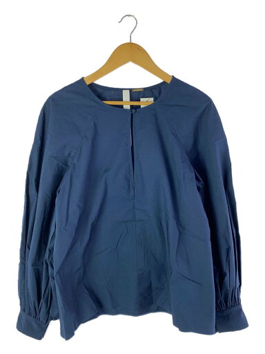 【中古】Merlette◆長袖ブラウス/--/コットン/NVY【レディースウェア】 【中古】Merlette◆長袖ブラウス/--/コットン/NVY【レディースウェア】