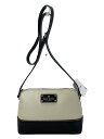 【中古】kate spade new york◆バイカラーショルダーバッグ/レザー/WHT【バッグ】