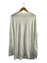 【中古】Y-3◆長袖Tシャツ/L/コットン/WHT/無地/IB4774【メンズウェア】