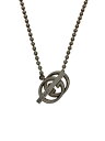 【中古】GUCCI◆ネックレス/SV925/SLV/トップ有/メンズ/GGネックレス/【服飾雑貨他】