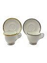 【中古】Noritake◆カップ&ソーサー/2点セット/WHT【キッチン用品】