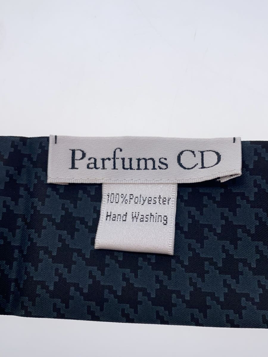 【中古】Christian Dior◆スカーフ/ポリエステル/NVY/千鳥格子/レディース【服飾雑貨他】