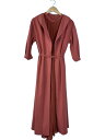 【中古】AMERI◆ノースリーブワンピース/--/ポリエステル/ORN/無地/018150500【レディースウェア】
