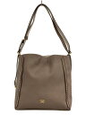 【中古】Samantha Thavasa◆スタッズ/トートバッグ/レザー/グレージュ/GRY【バッグ】