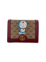 【中古】GUCCI◆2つ折り財布_ミニGGスプリーム/PVC/BEG/総柄/メンズ【服飾雑貨他】(4)