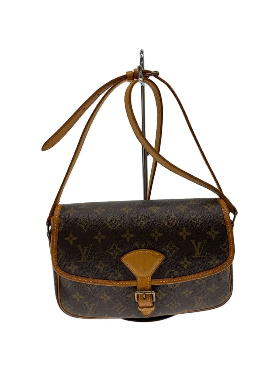 LOUIS VUITTON - 【中古】LOUIS VUITTON◆ソローニュ_モノグラム・キャンバス/PVC/BRW/M42250【バッグ】