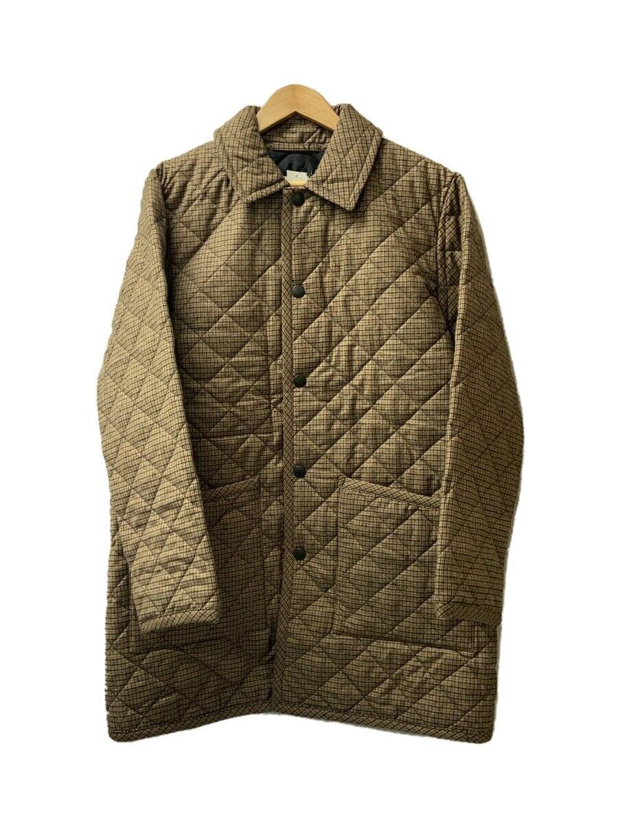 Traditional Weatherwear◆KINGSWAY/キルティングコート/ジャケット/SIZE:40/ウール/BEG/千鳥格子//