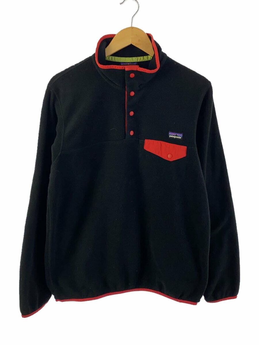【中古】patagonia◆フリースジャケット/L/ポリエステル/BLK/25455FA13【レディースウェア】