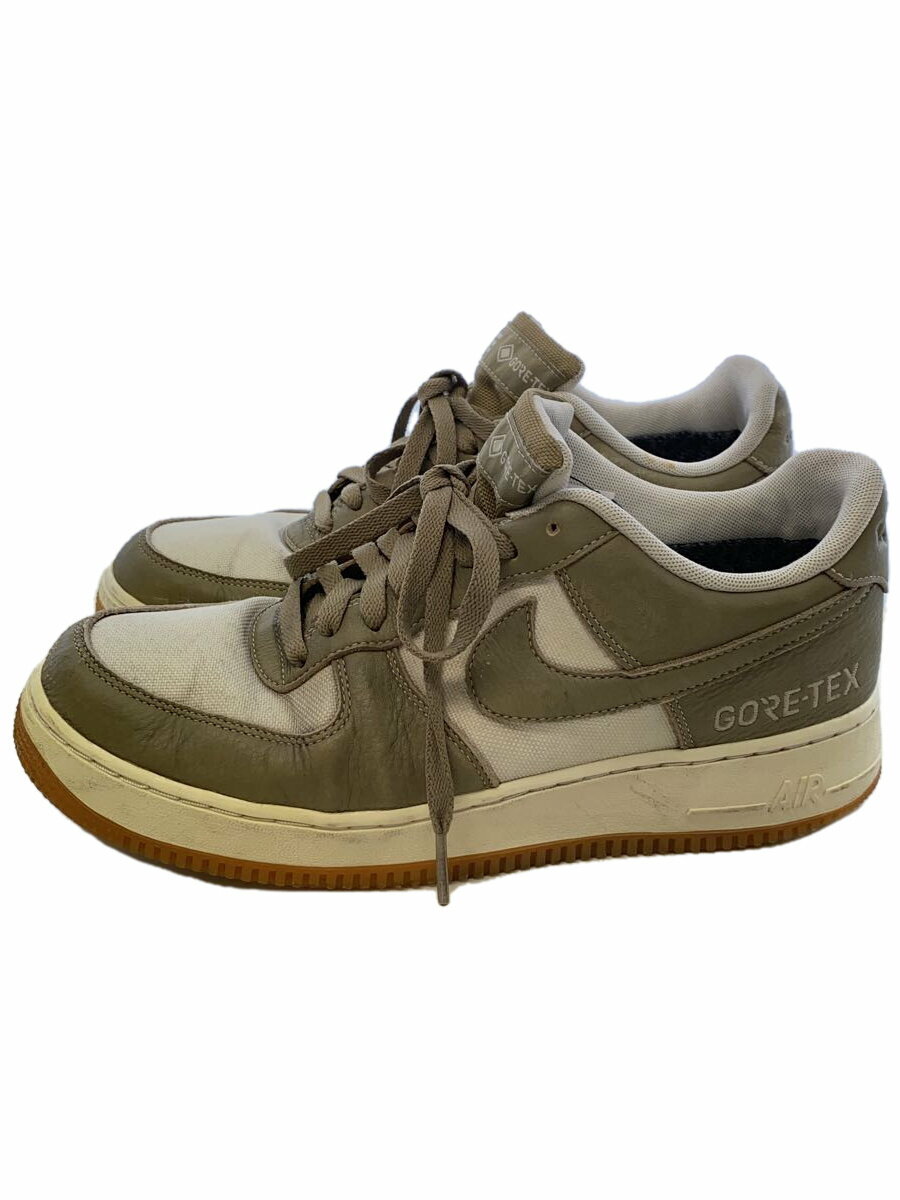 【中古】NIKE◆AIR FORCE 1 GTX_エア フォース 1 GTX/27.5cm/KHK【シューズ】