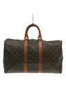 【中古】LOUIS VUITTON◆キーポル45_モノグラム_BRW/PVC/BRW【バッグ】