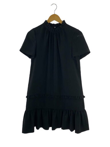 【中古】kate spade new york◆半袖ワンピース/XS/ポリエステル/BLK//【レディースウェア】 【中古】kate spade new york◆半袖ワンピース/XS/ポリエステル/BLK//【レディースウェア】