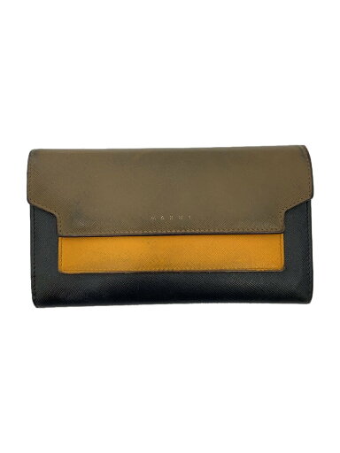 【中古】MARNI◆長財布/レザー/メンズ/PFMOU01U09/TRUNK【服飾雑貨他】 【中古】MARNI◆長財布/レザー/メンズ/PFMOU01U09/TRUNK【服飾雑貨他】