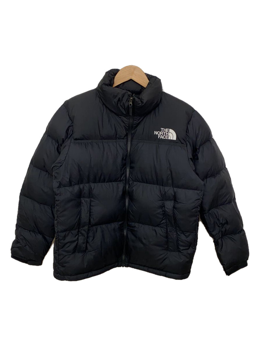 【中古】THE NORTH FACE◆NUPTSE JACKET_ヌプシジャケット/L/ナイロン/BLK【メンズウェア】