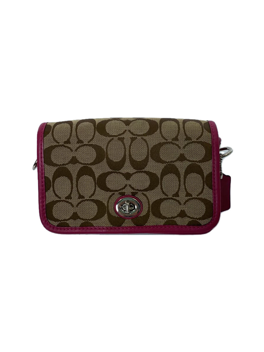 【中古】COACH◆ショルダーバッグ/--/モノグラム/f21153【バッグ】