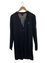 【中古】LOVELESS◆ロングカーディガン(薄手)/2/コットン/ブラック/61p8−308-09【メンズウェア】