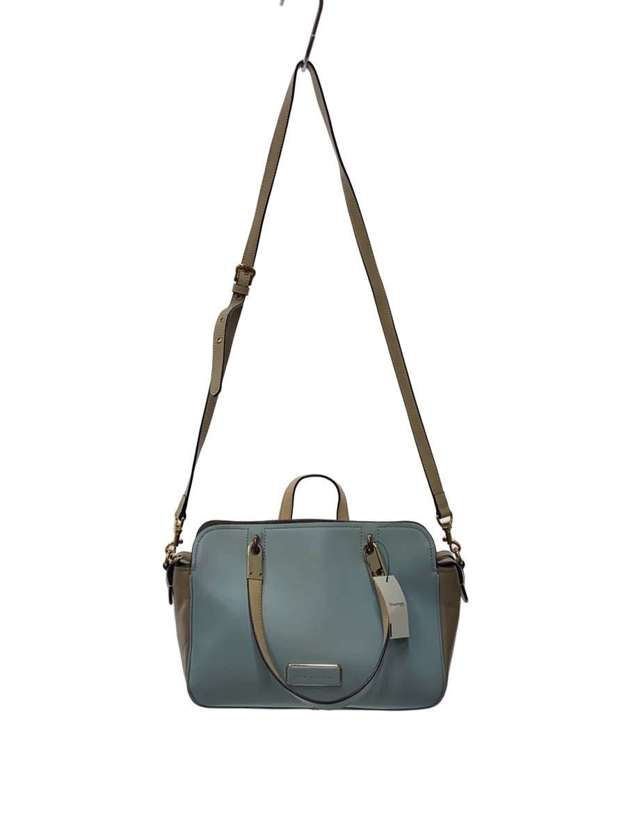 【中古】MARC BY MARC JACOBS◆ショルダーバッグ/牛革/BLU/M0005312/THE SMALL TOTE BAG【バッグ】