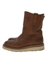 【中古】RED WING◆ペコスブーツ ペコス/US7/ブラウン/レザー/緑犬タグ/97年製【シューズ】