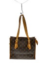 【中古】LOUIS VUITTON◆ポパンクール・オ_モノグラム・キャンバス_BRW/PVC/BRW【バッグ】