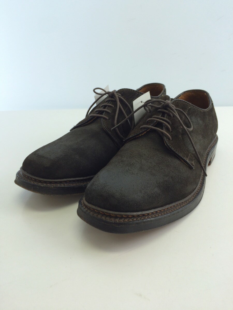 【中古】Alden◆シューズ/US7/BRW/スウェード/9507//レースアップ プレーントゥ 外羽根【シューズ】