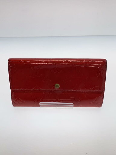 【中古】LOUIS VUITTON◆内側キズ考慮/長財布/PVC/RED/モノグラム/レディース【服飾雑貨他】 【中古】LOUIS VUITTON◆内側キズ考慮/長財布/PVC/RED/モノグラム/レディース【服飾雑貨他】