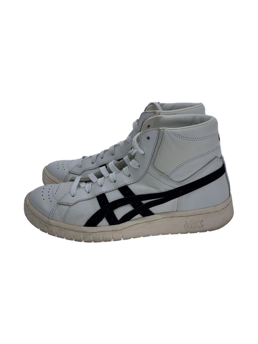 【中古】ASICS◆ゲルポイントゲッター/ハイカットスニーカー/25.5cm/ホワイト/HL7W4//【シューズ】