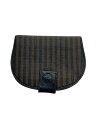 【中古】FENDI◆コインケース/--/BRW/ストライプ/メンズ【服飾雑貨他】