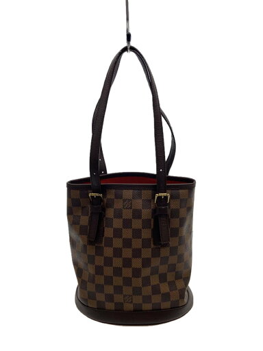 【中古】LOUIS VUITTON◆1)ネヴァーフルMM_ダミエ・エベヌ_BRW/PVC/N51105/ポーチ欠品【バッグ】 【中古】LOUIS VUITTON◆1)ネヴァーフルMM_ダミエ・エベヌ_BRW/PVC/N51105/ポーチ欠品【バッグ】