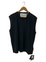 【中古】ROBERTO COLLINA◆コットンノースリーブニット/50/コットン/BLK/RT10014BO//【メンズウェア】