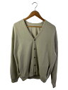 【中古】crepuscule◆21AW/カノコVネックカーディガン(薄手)/1/コットン/CRM/無地/2101-015【メンズウェア】