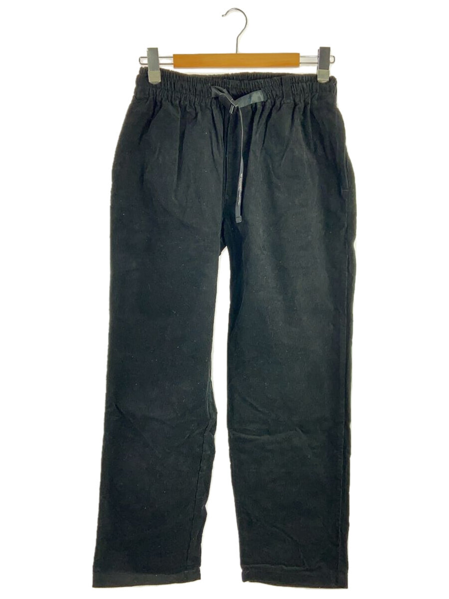 【中古】CHALLENGER◆ボトム/M/コットン/ブラック/CLG-PT 023-013/CORDUROY EASY PANTS【メンズウェア】