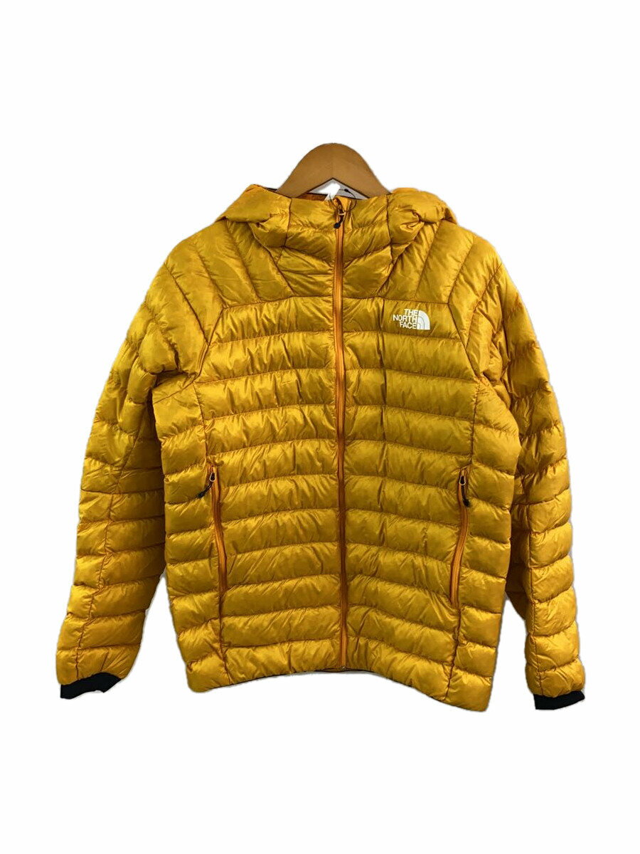 【中古】THE NORTH FACE◆WOUZEL HOODIE_ウーゼルフーディ/L/ナイロン/YLW【メンズウェア】
