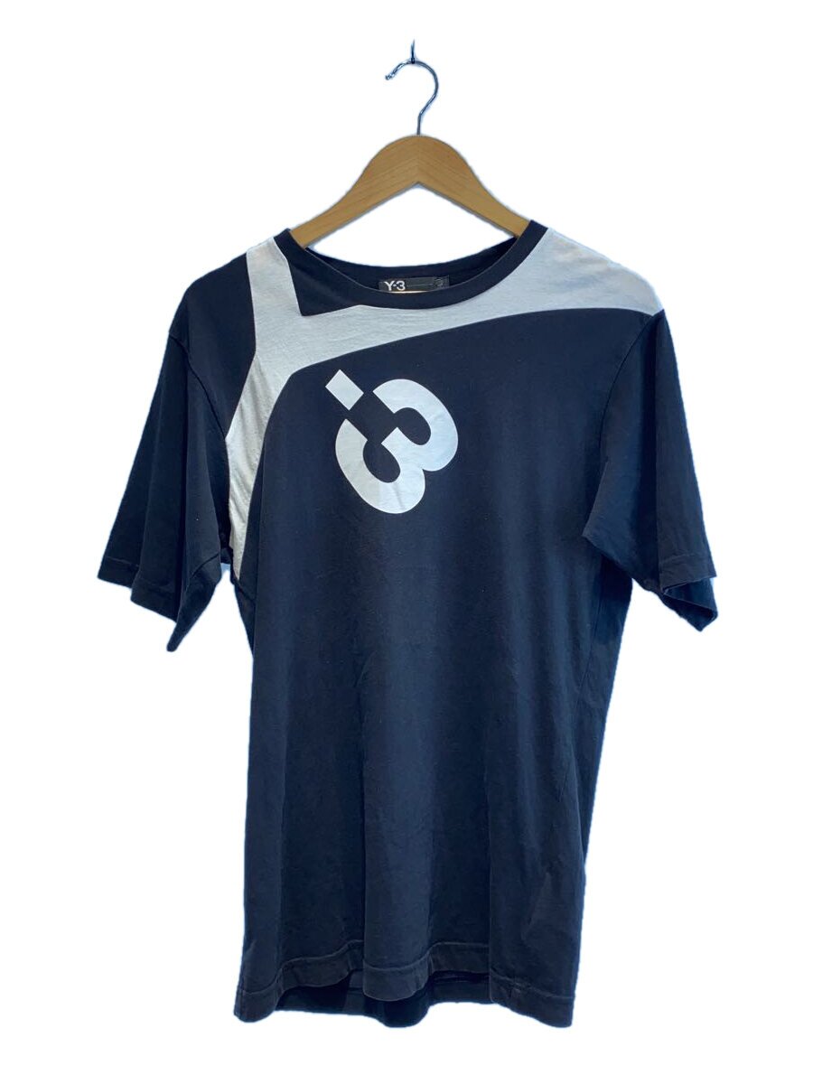 【中古】Y-3◆Tシャツ/S/コットン/BLK/AP2398【メンズウェア】
