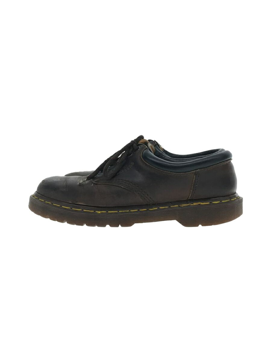 Dr.Martens◆シューズ/UK7/BRW/5ホール/クアッド/使用感あり