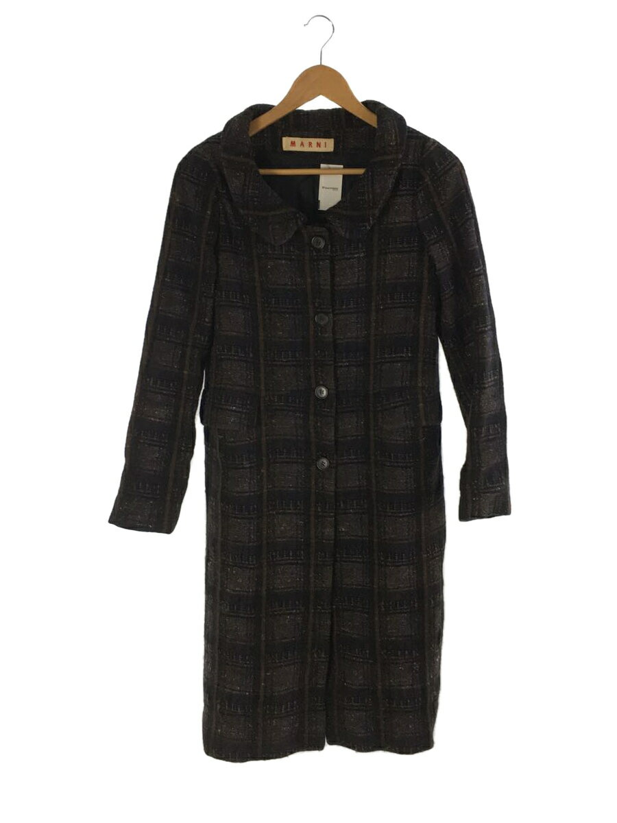 【中古】MARNI◆ロングコート/38/ウー