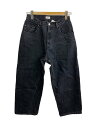 【中古】CIOTA◆24AW/New Baggy 5 Pocket Pants/28/デニム/BLK/PTLM-25BG【レディースウェア】