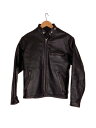 【中古】Schott◆シングルライダースジャケット/38/レザー/BLK【メンズウェア】