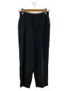 【中古】6(ROKU) BEAUTY & YOUTH UNITED ARROWS◆23SS/GEORGETTE TUCK PANTS/ボトム/36/BLK/86...