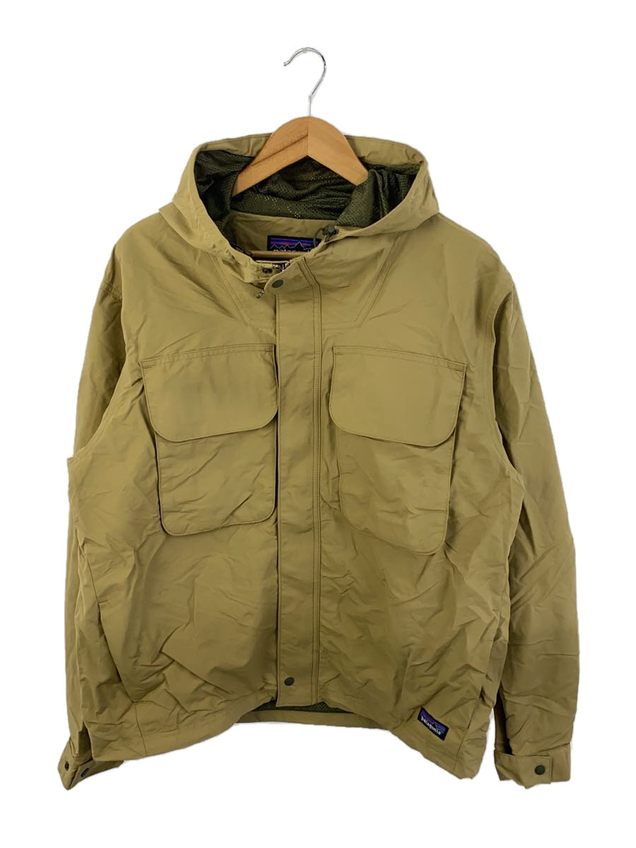 【中古】patagonia◆ナイロンジャケット/L/ナイロン/キャメル/無地/26505FA22【メンズウェア】
