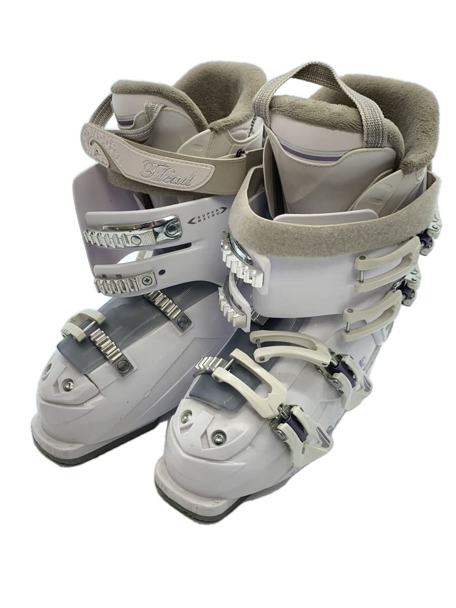 【中古】HEAD◆スキーブーツ/25cm/WHT//【スポーツ】