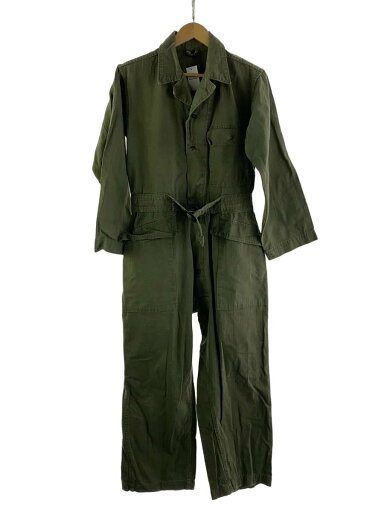 【中古】U.S.AIR FORCE◆オーバーオール/S/コットン/KHK/無地【メンズウェア】 【中古】U.S.AIR FORCE◆オーバーオール/S/コットン/KHK/無地【メンズウェア】