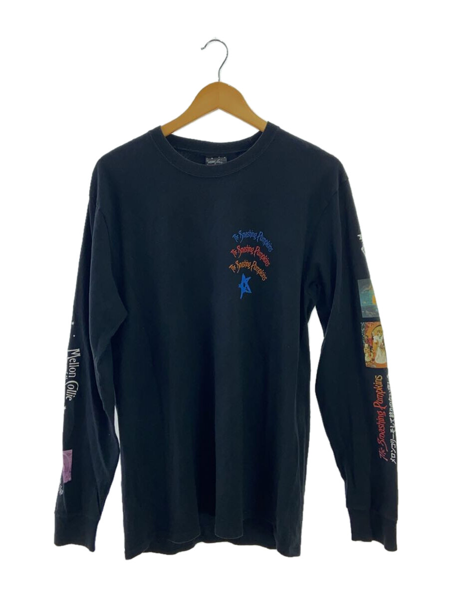 【中古】HUF◆×Smashing Pumpkins/長袖Tシャツ/L/コットン/BLK/着用感あり【メンズウェア】