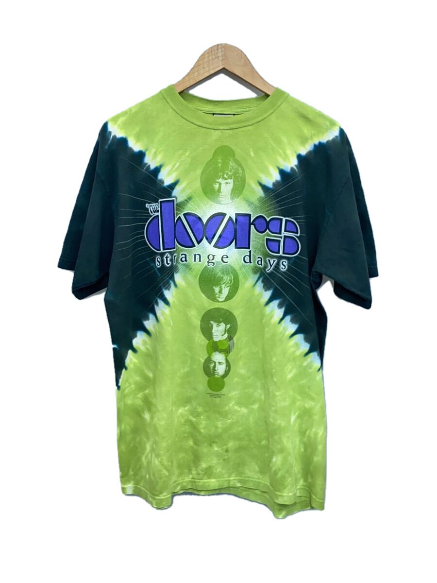 00s/The Doors/LIQUIDBLUE/Tシャツ/L/コットン/GRN/総柄
