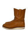 【中古】RED WING◆9inch PECOS BOOTS/ペコスブーツ/US9/キャメル/レザー/9866//【シューズ】