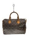 【中古】LOUIS VUITTON◆1)スピーディ30_モノグラム・キャンバス_BRW/PVC/BRW【バッグ】