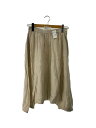 【中古】JUNYA WATANABE COMME des GARCONS◆サルエルパンツ/XS/リネン/BEG/無地【レディースウェア】