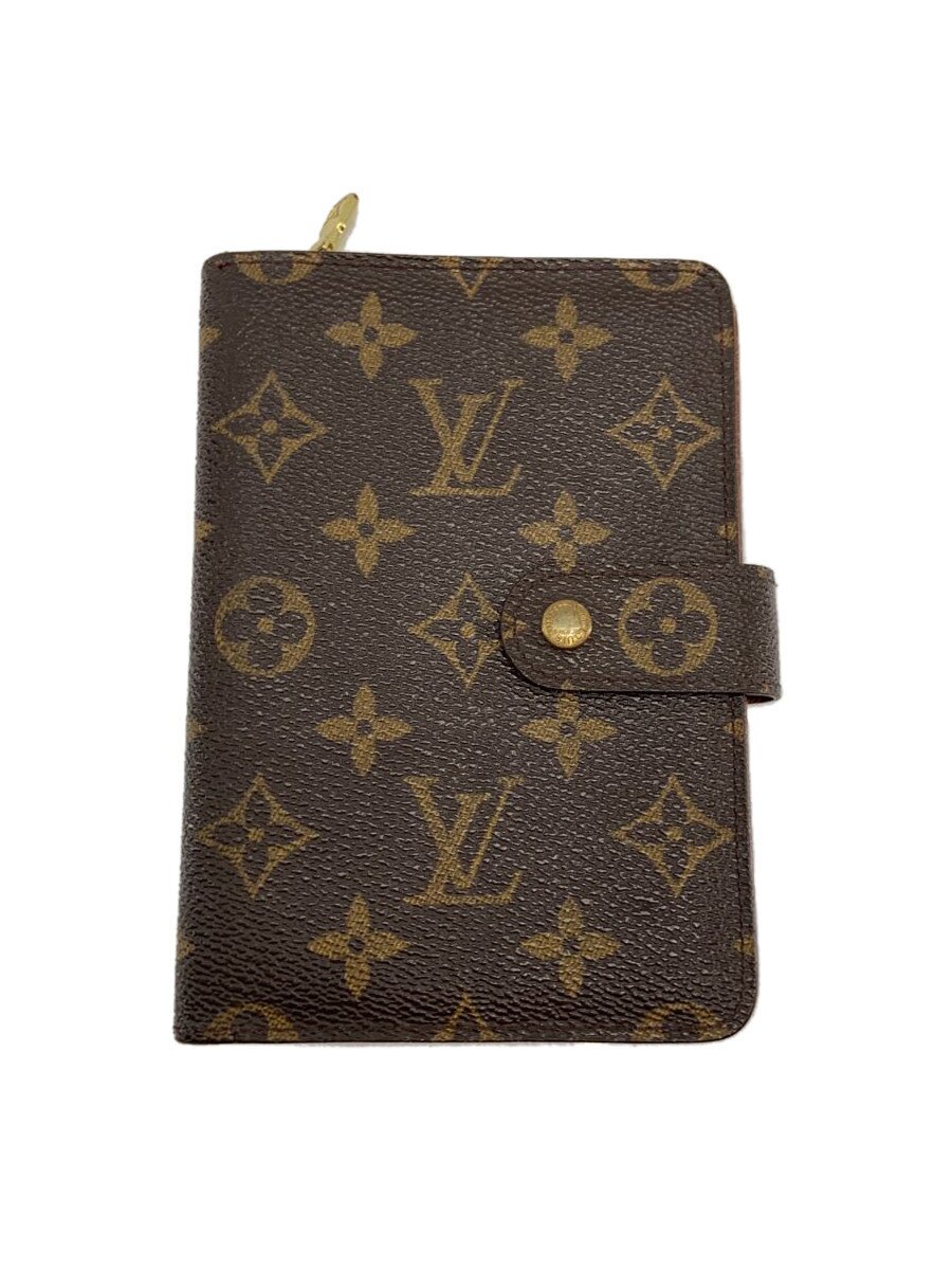 【中古】LOUIS VUITTON◆ルイヴィトン/M61207/ポルト・パピエ・ジップ_モノグラム・ ...